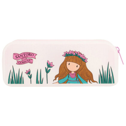Pernica silikonska pravougaona glitter 1zip Woodland Wildflower Gorjuss