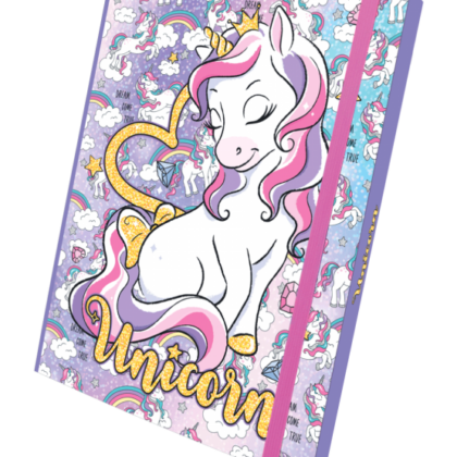 Fascikla A4 sa gumom 3D-UNICORN