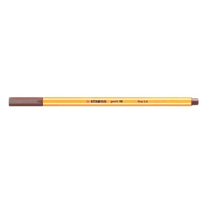 Stabilo liner 0,4mm-braon