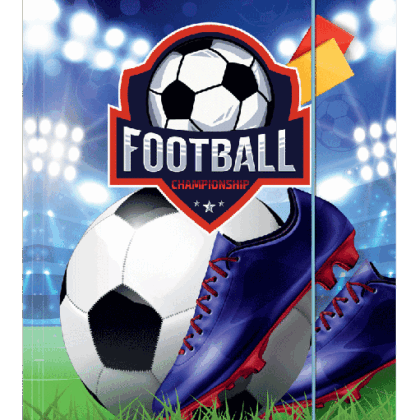 Fascikla A4 600 gr sa gumom FOOTBALL LUX
