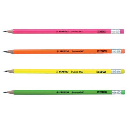 Stabilo HB olovka neon