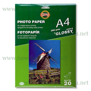 Foto papir A4 Glossy 200g