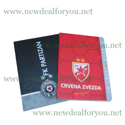 Sveska A5 meki povez - zvezda/partizan