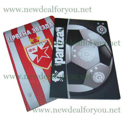 Sveska A4 meki povez - partizan/zvezda